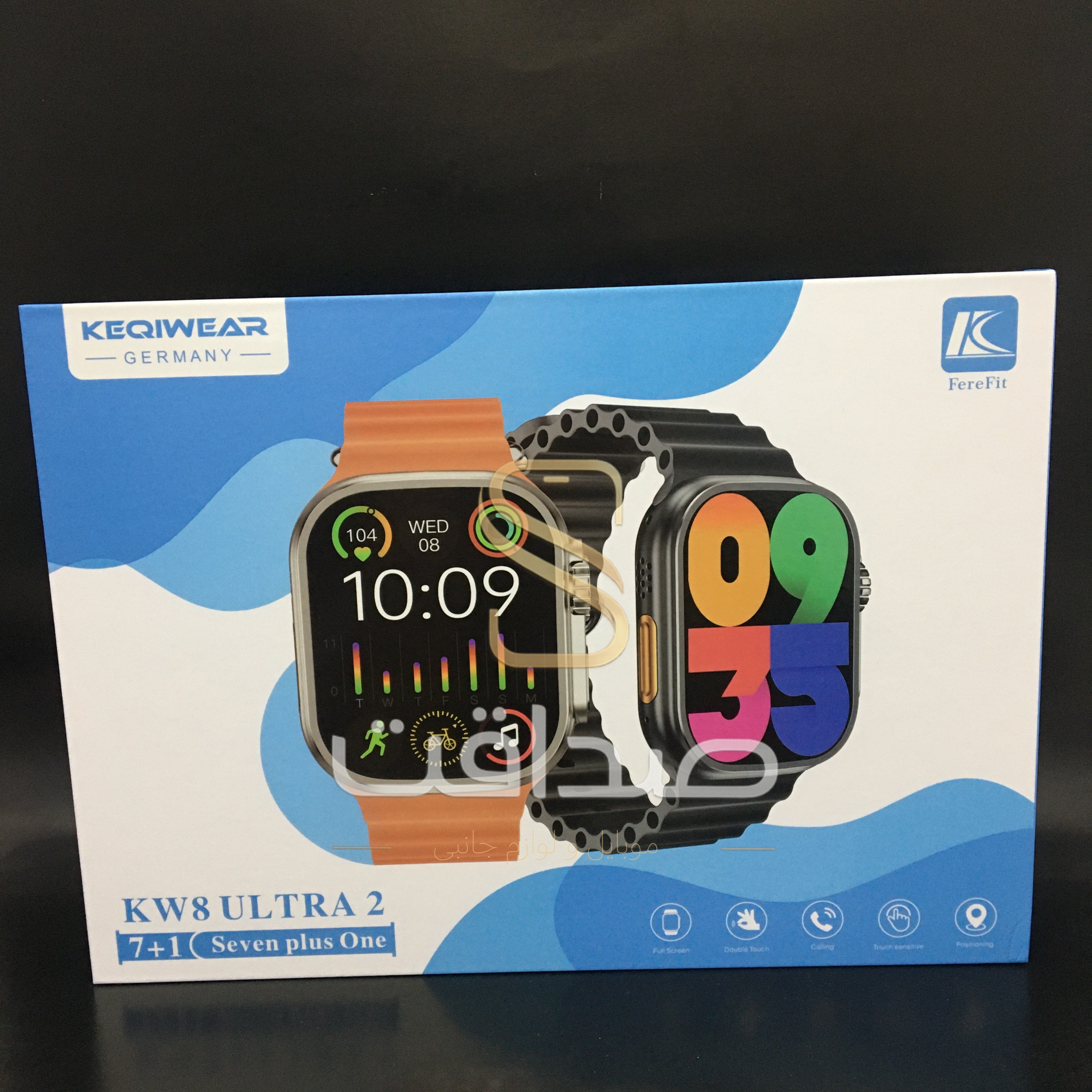 ساعت هوشمند 7 بند KEQIWEAR مدل kw 8 ultra2